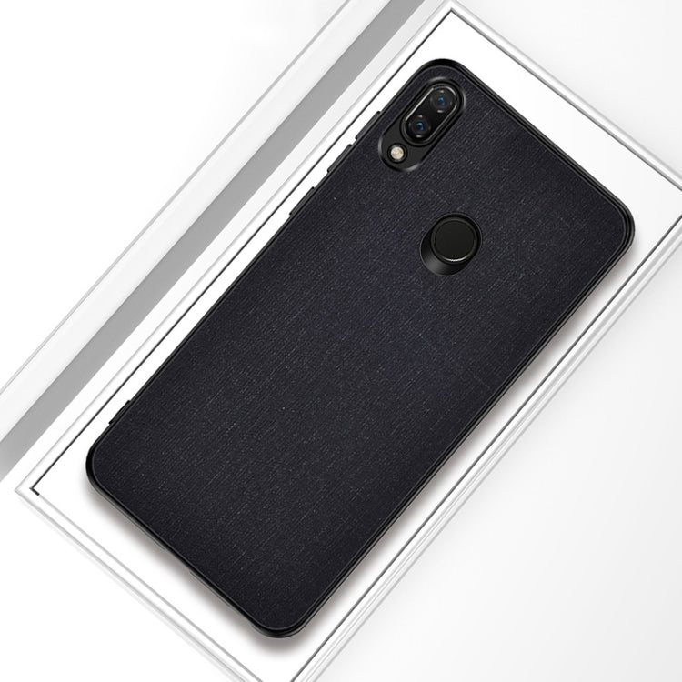 Shockproof Cloth Texture PC+ TPU Protective Case for Xiaomi Redmi Note 7
