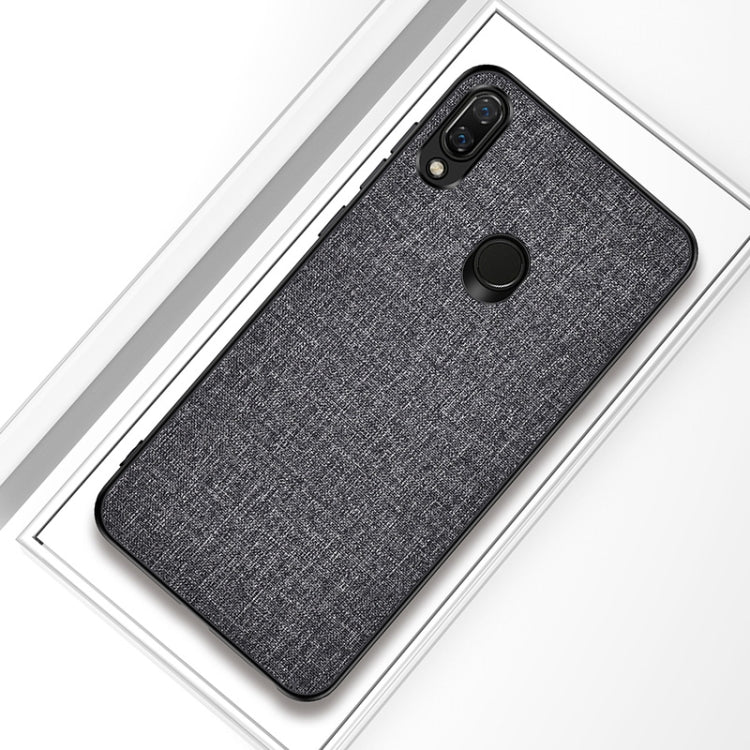 Shockproof Cloth Texture PC+ TPU Protective Case for Xiaomi Redmi Note 7