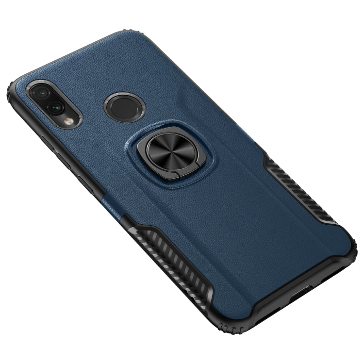 Shockproof Car Magnetic Case with 360 Degree Gold Armor Ring for Xiaomi Redmi Note7