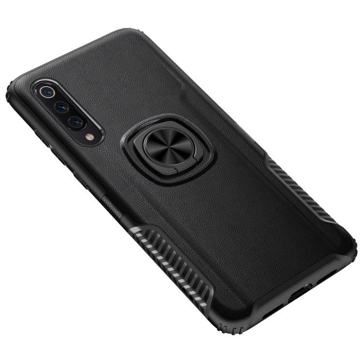 Shockproof Car Magnetic Case with 360 Degree Gold Armor Ring for Xiaomi Mi 9