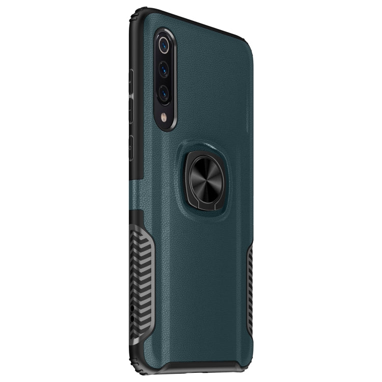 Shockproof Car Magnetic Case with 360 Degree Gold Armor Ring for Xiaomi Mi 9
