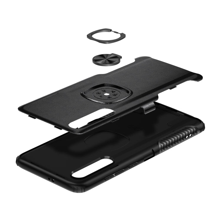 Shockproof Car Magnetic Case with 360 Degree Gold Armor Ring for Xiaomi Mi 9