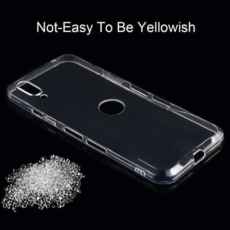 50 PCS 0.75mm Ultrathin Transparent TPU Soft Protective Case for Xiaomi Black Shark 2