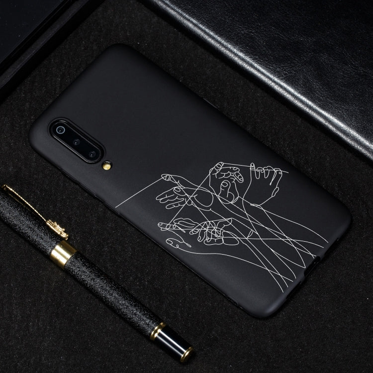 Five Hands Painted Pattern Soft TPU Case for Xiaomi Mi 9 SE