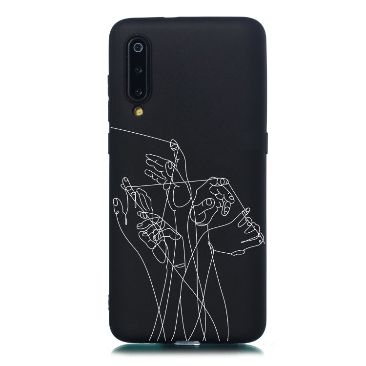 Five Hands Painted Pattern Soft TPU Case for Xiaomi Mi 9 SE