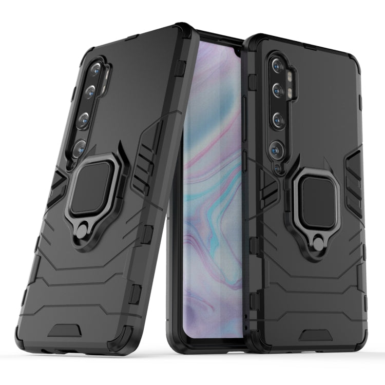 For Xiaomi Mi CC9 Pro / Mi Note 10 / Mi Note 10 Pro PC + TPU Shockproof Protective Case with Magnetic Ring Holder