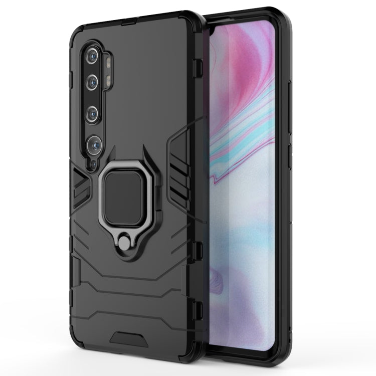 For Xiaomi Mi CC9 Pro / Mi Note 10 / Mi Note 10 Pro PC + TPU Shockproof Protective Case with Magnetic Ring Holder