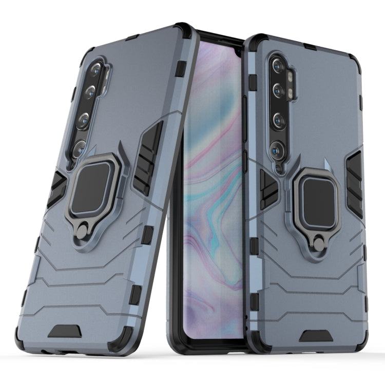 For Xiaomi Mi CC9 Pro / Mi Note 10 / Mi Note 10 Pro PC + TPU Shockproof Protective Case with Magnetic Ring Holder