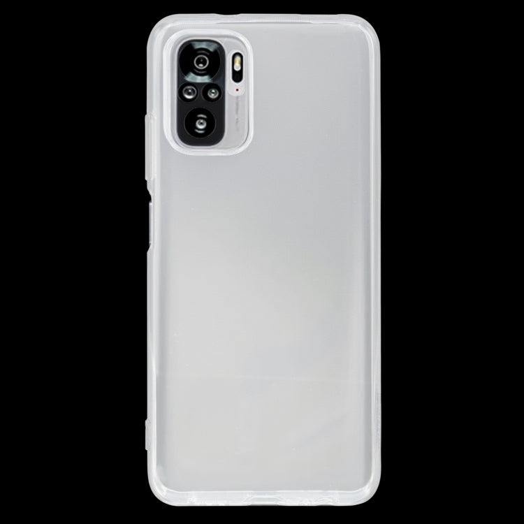 For Xiaomi Redmi Note 10 0.75mm Ultra-thin Transparent TPU Soft Protective Case (Transparent)