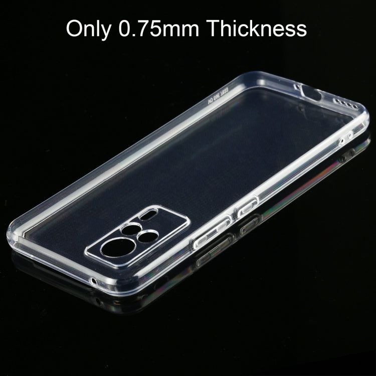 For Xiaomi Redmi Note 10 0.75mm Ultra-thin Transparent TPU Soft Protective Case (Transparent)