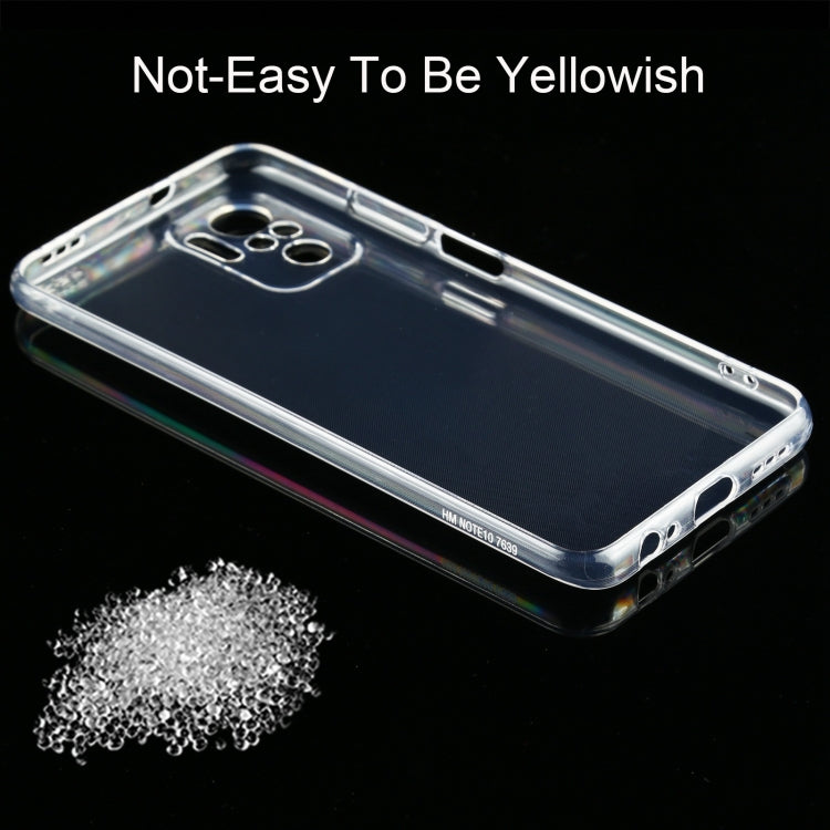 For Xiaomi Redmi Note 10 0.75mm Ultra-thin Transparent TPU Soft Protective Case (Transparent)