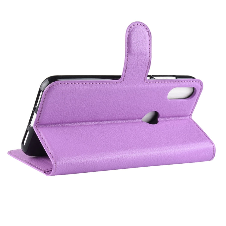 Litchi Texture Horizontal Flip Leather Case for Xiaomi Mi Play, with Wallet & Holder & Card Slots