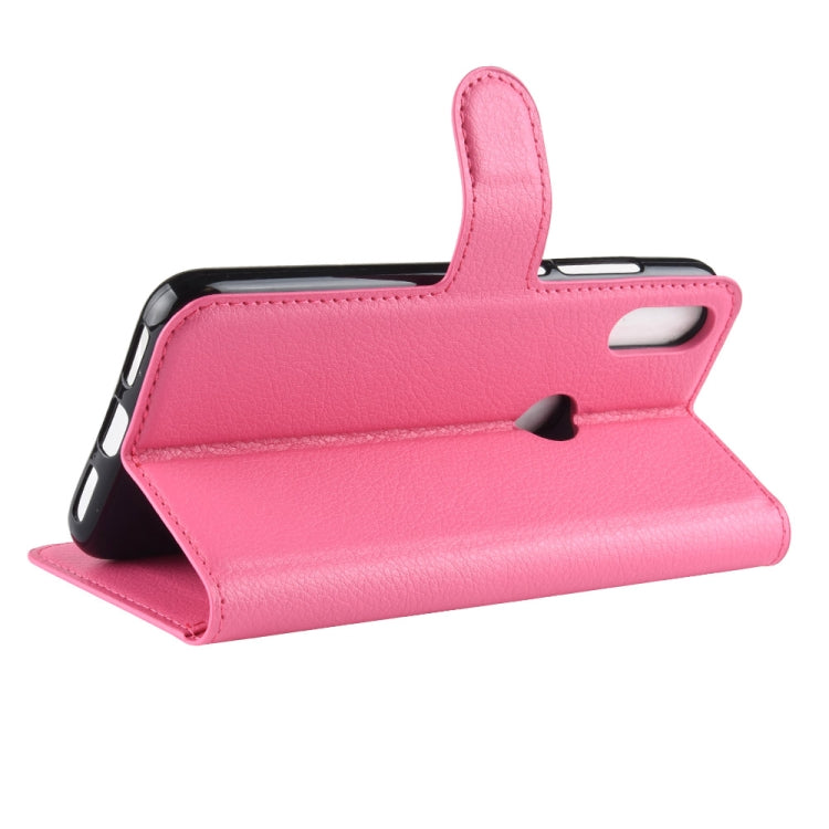 Litchi Texture Horizontal Flip Leather Case for Xiaomi Mi Play, with Wallet & Holder & Card Slots