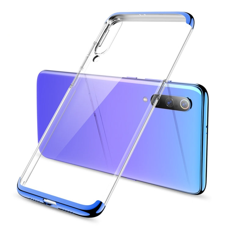 GKK Electroplating Transparent Case for Xiaomi Mi 9(Blue)