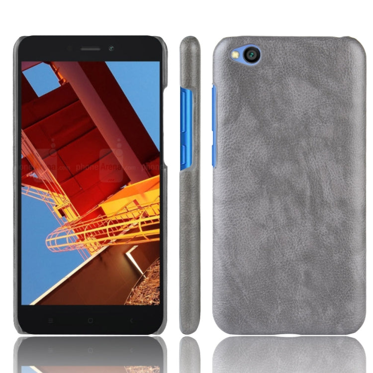 Shockproof Litchi Texture PC + PU Protective Case for Xiaomi Redmi Go