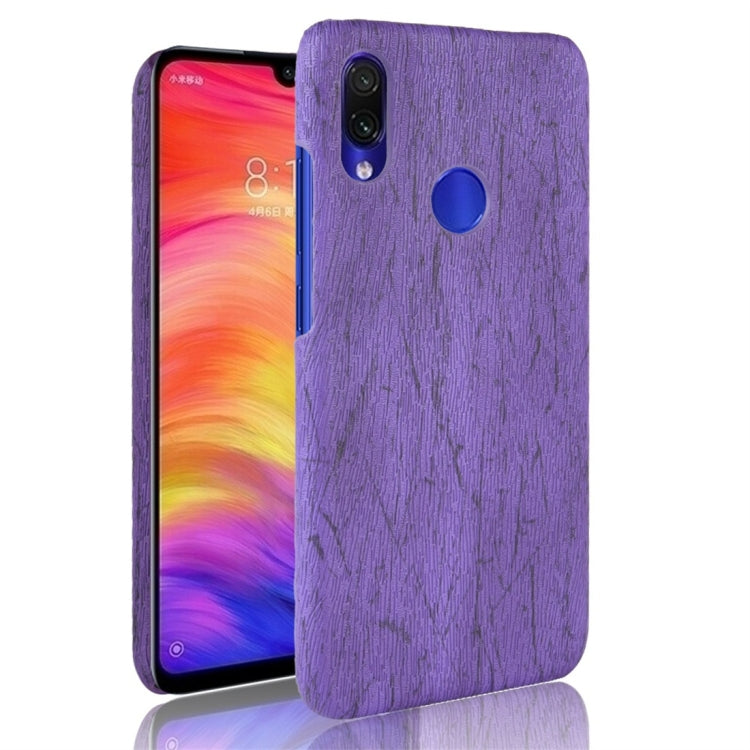Wood Texture PC +PU Protective Case for Xiaomi Redmi Note 7