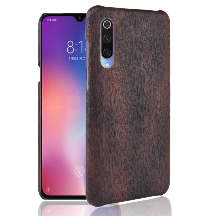 Wood Texture PC +PU Protective Case for Xiaomi Mi 9 SE