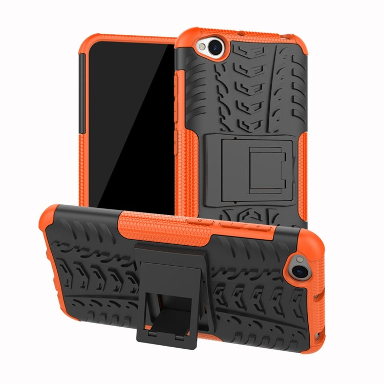 Tire Texture TPU+PC Shockproof Protective Case for Xiaomi Redmi Go, with Holder