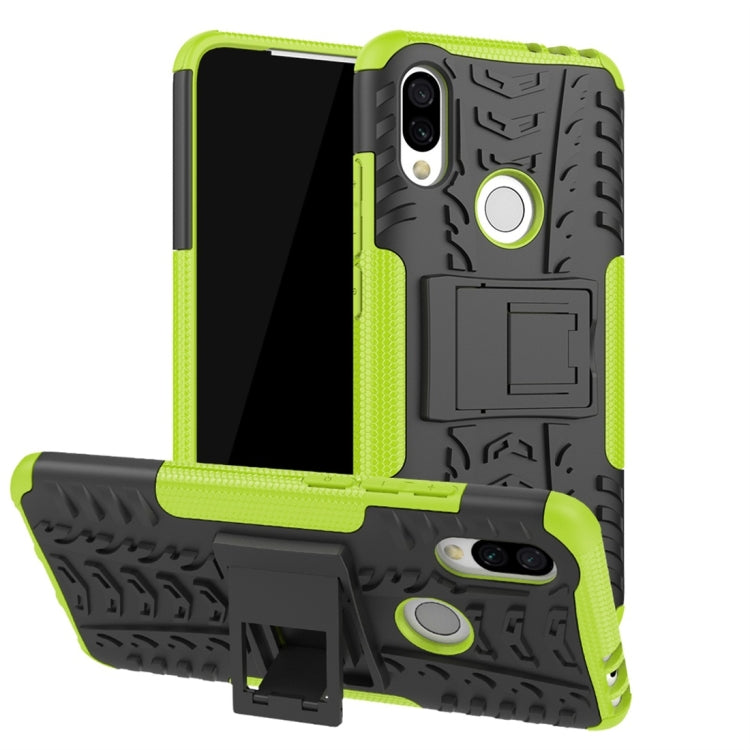 Tire Texture TPU+PC Shockproof Protective Case for Xiaomi Redmi 7, with Holder