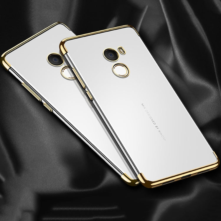 CAFELE for  Xiaomi Mi Mix 2 Ultra-thin Electroplating Soft TPU Full Coverage Protective Back Cover Case