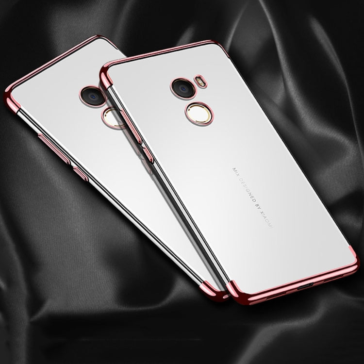 CAFELE for  Xiaomi Mi Mix 2 Ultra-thin Electroplating Soft TPU Full Coverage Protective Back Cover Case