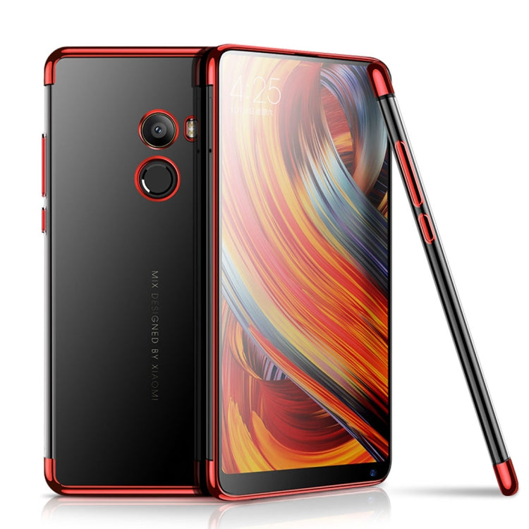 CAFELE for  Xiaomi Mi Mix 2 Ultra-thin Electroplating Soft TPU Full Coverage Protective Back Cover Case