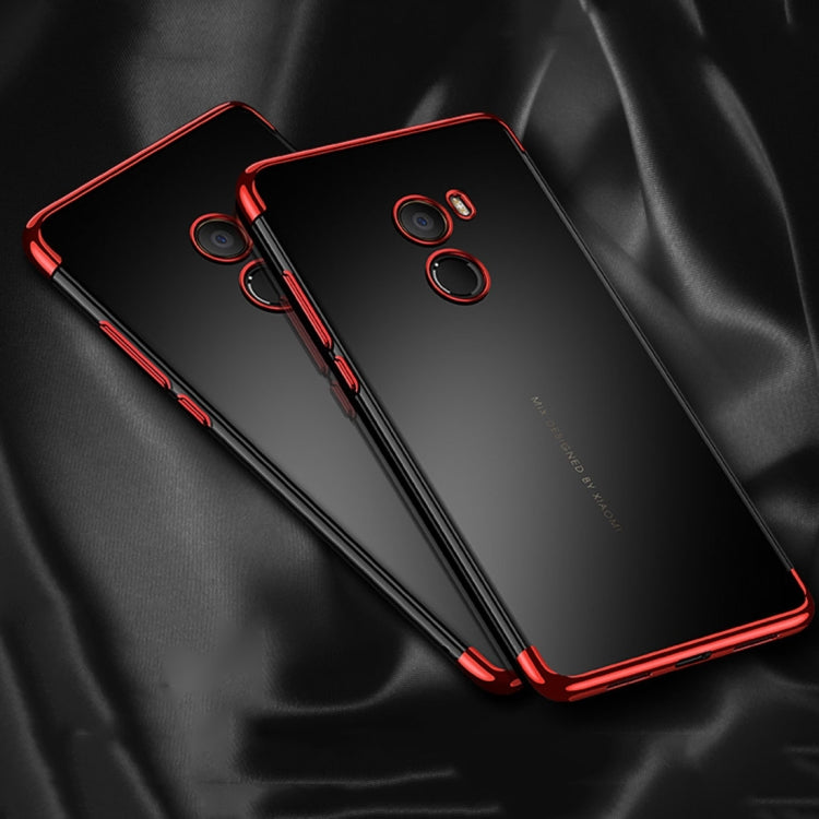 CAFELE for  Xiaomi Mi Mix 2 Ultra-thin Electroplating Soft TPU Full Coverage Protective Back Cover Case