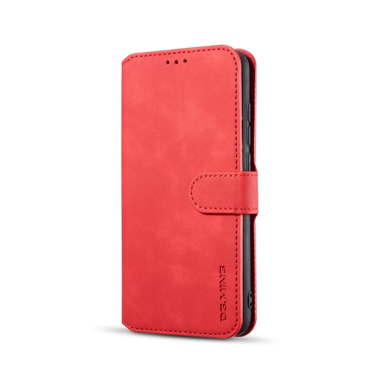 DG.MING Retro Oil Side Horizontal Flip Case for Xiaomi Redmi Note 6 Pro, with Holder & Card Slots & Wallet