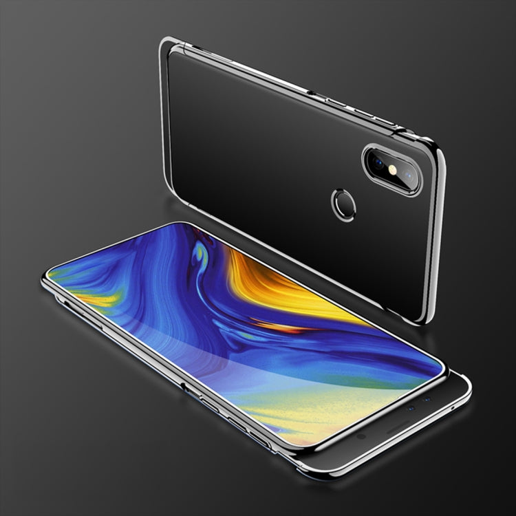 Electroplating PC Sliding Closure Protective Case for Xiaomi Mi Mix 3