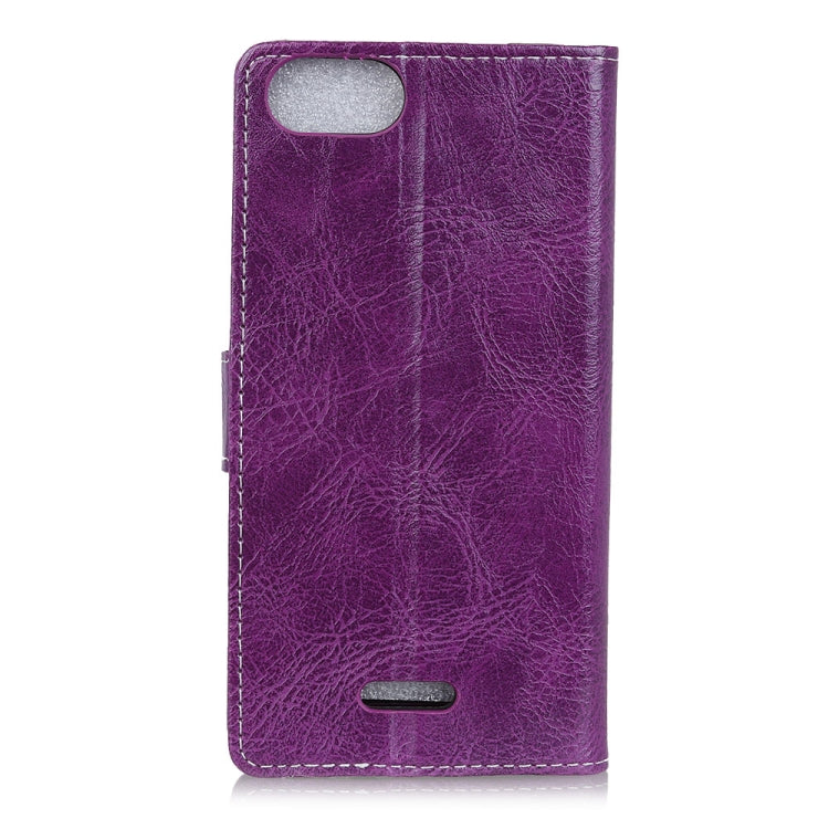 Retro Crazy Horse Texture Horizontal Flip Leather Case for Xiaomi Redmi 6A, with Holder & Card Slots & Photo Frame
