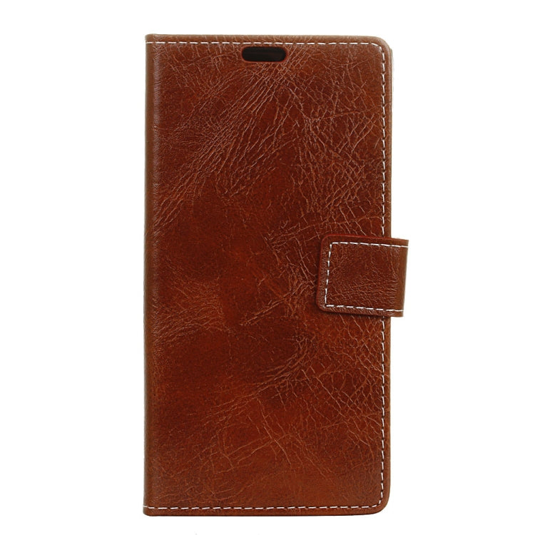 Retro Crazy Horse Texture Horizontal Flip Leather Case for Xiaomi Redmi 6, with Holder & Card Slots & Photo Frame