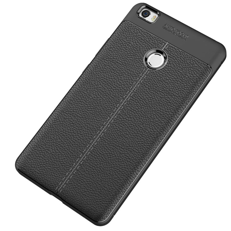 For Xiaomi  Max Litchi Texture Soft TPU Protective Case