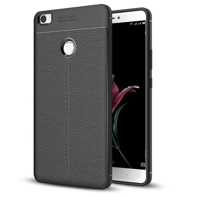 For Xiaomi  Max Litchi Texture Soft TPU Protective Case