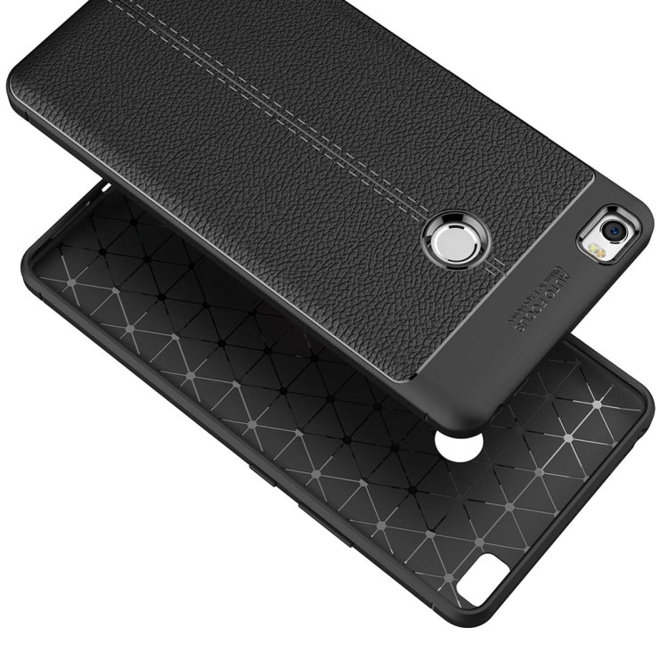 For Xiaomi  Max Litchi Texture Soft TPU Protective Case