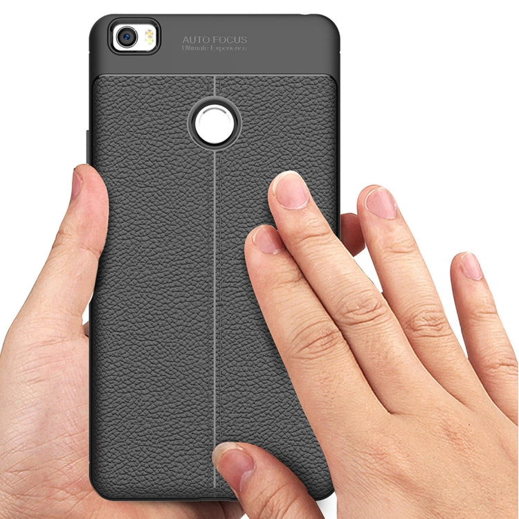 For Xiaomi  Max Litchi Texture Soft TPU Protective Case
