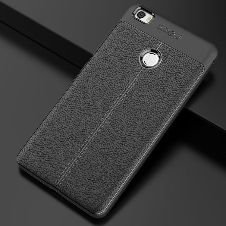 For Xiaomi  Max Litchi Texture Soft TPU Protective Case