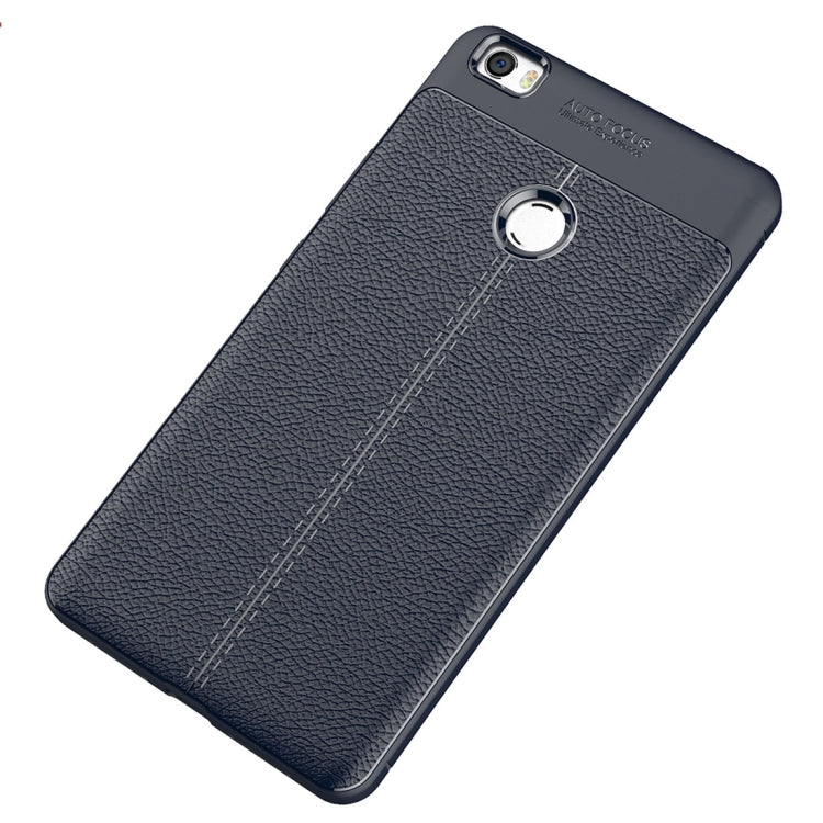 For Xiaomi  Max Litchi Texture Soft TPU Protective Case