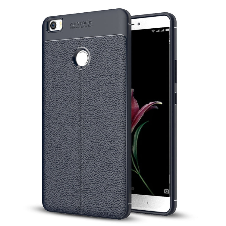 For Xiaomi  Max Litchi Texture Soft TPU Protective Case