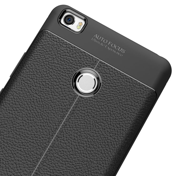 For Xiaomi  Max Litchi Texture Soft TPU Protective Case