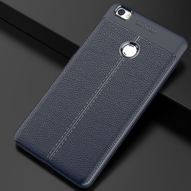 For Xiaomi  Max Litchi Texture Soft TPU Protective Case