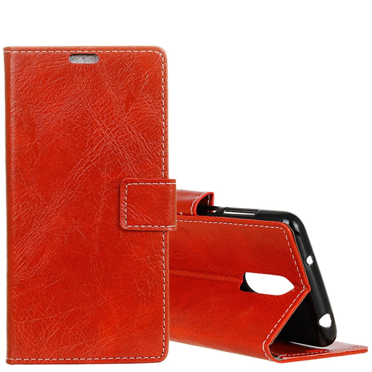 For Xiaomi  Redmi 5 Retro Crazy Horse Texture Horizontal Flip Leather Case with Holder & Card Slots & Wallet & Photo Frame