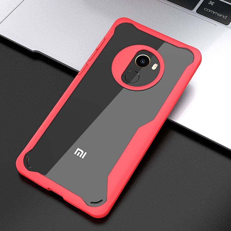 For Xiaomi  Mi Mix 2 Transparent PC + TPU Full Coverage Shockproof Protective Back Case