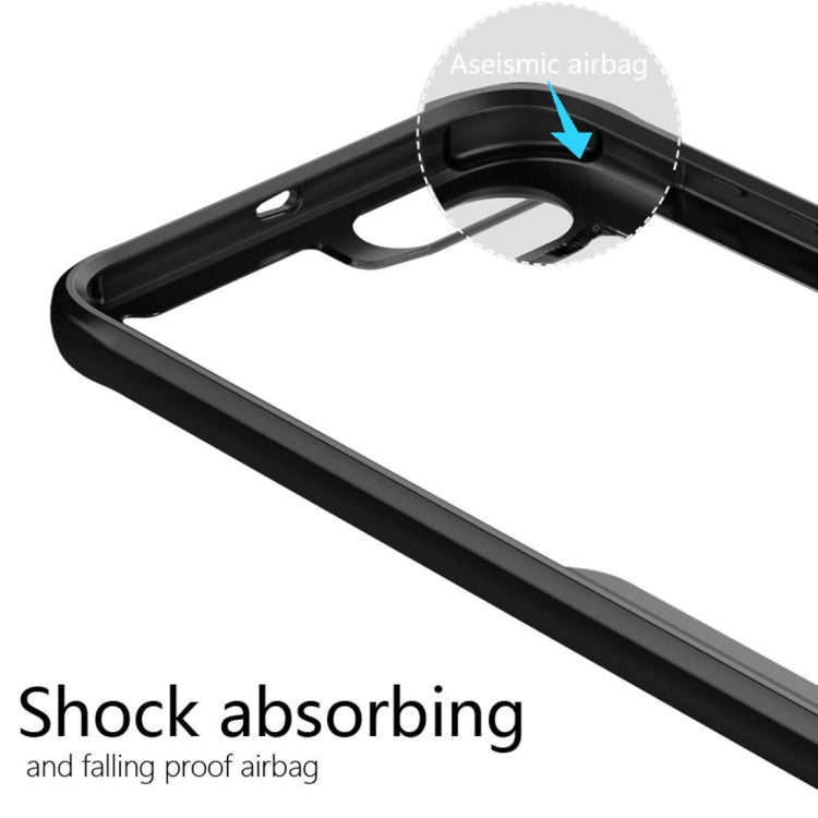 For Xiaomi  Note 3 Transparent PC + TPU Full Coverage Shockproof Protective Back Case (Red)