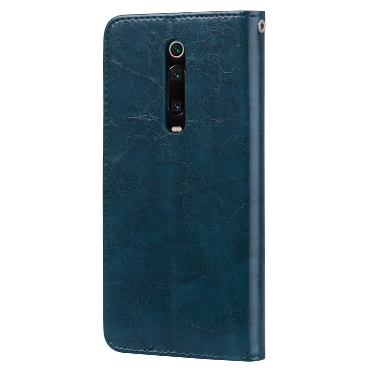 Business Style Oil Wax Texture Horizontal Flip Leather Case for Xiaomi Redmi K20 / K20 Pro, with Holder & Card Slots & Wallet
