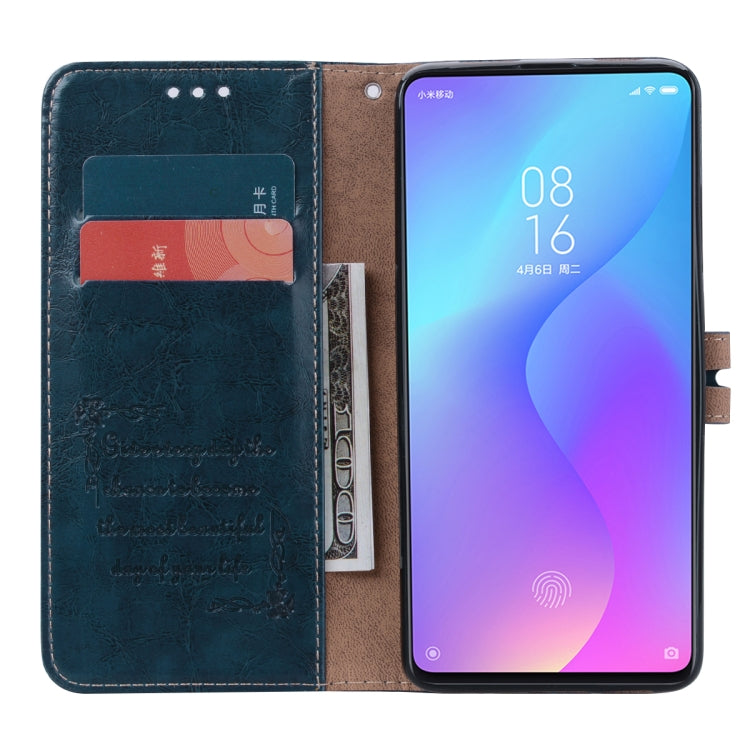 Business Style Oil Wax Texture Horizontal Flip Leather Case for Xiaomi Redmi K20 / K20 Pro, with Holder & Card Slots & Wallet