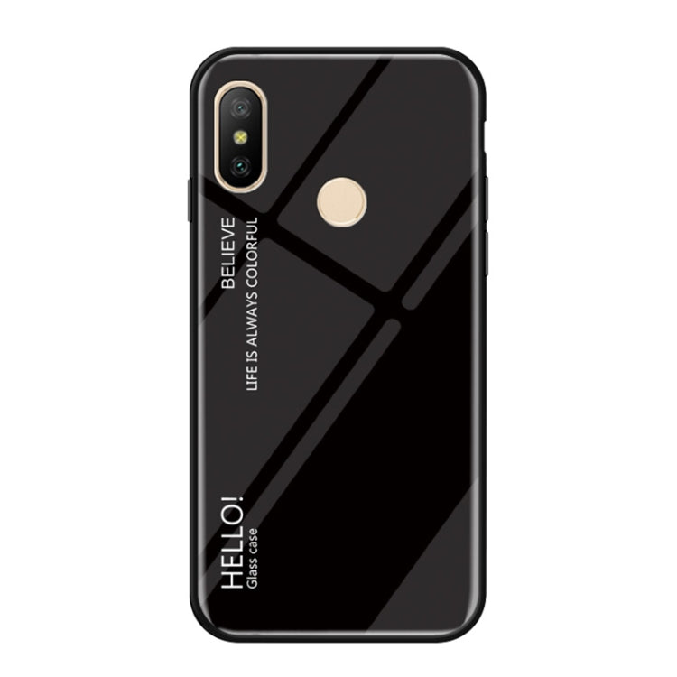 Gradient Color Glass Case for Xiaomi Mi 6X / A2