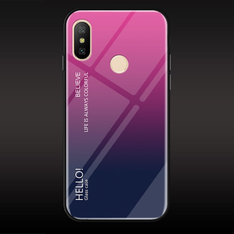 Gradient Color Glass Case for Xiaomi Mi 6X / A2