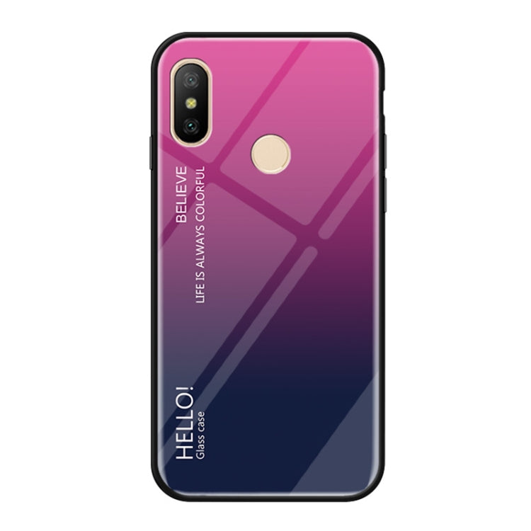 Gradient Color Glass Case for Xiaomi Mi 8