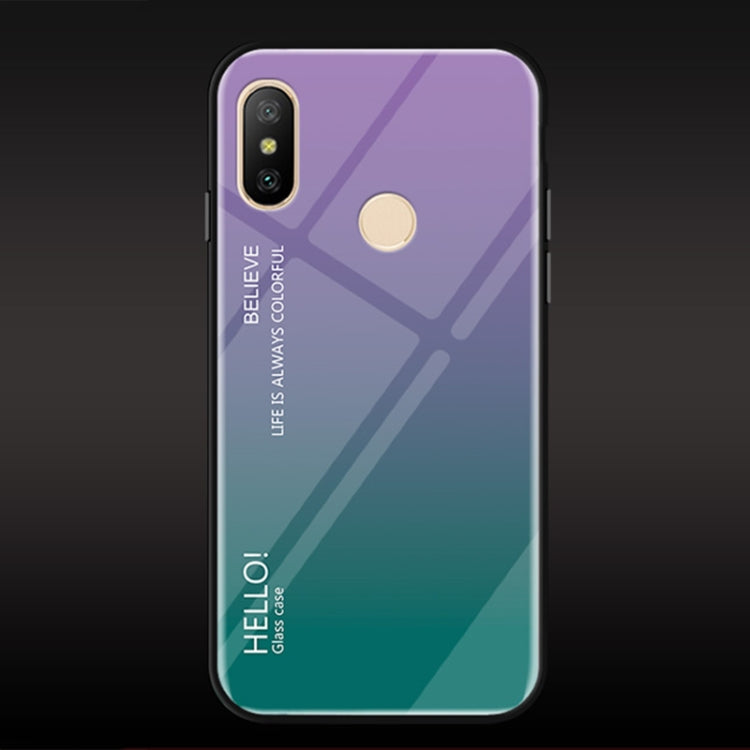 Gradient Color Glass Case for Xiaomi Mi 8