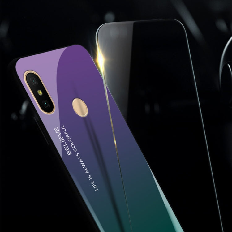 Gradient Color Glass Case for Xiaomi Mi 8